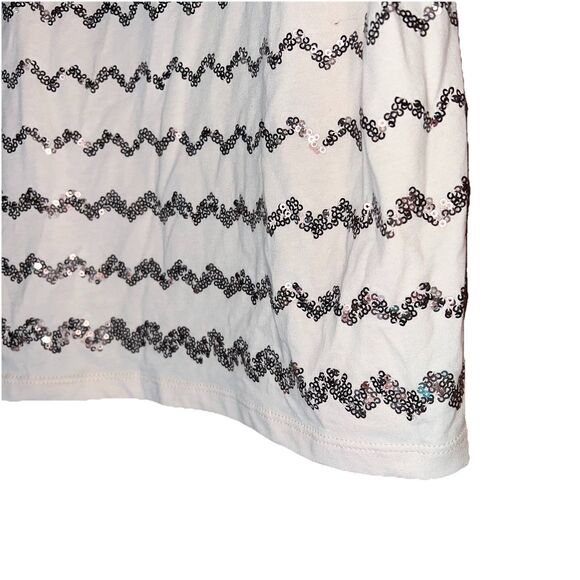 Loft Cami Tank Top Tan With Rose Gold Sequins Medium - Picture 3 of 5